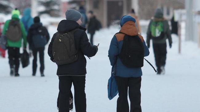 Занятия в школах Челябинска проходят в обычном режиме. Мороз ослаб