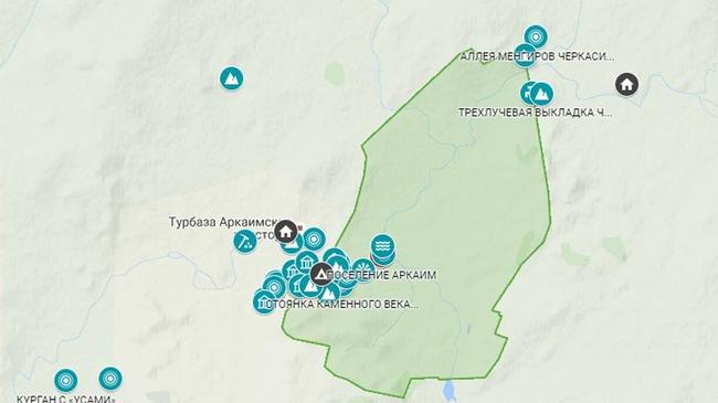 Интерактивная карта поможет туристам больше узнать об Аркаиме