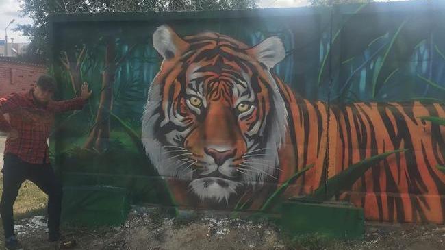 Ещё одно масштабное граффити талантливого художника появилось в Челябинске