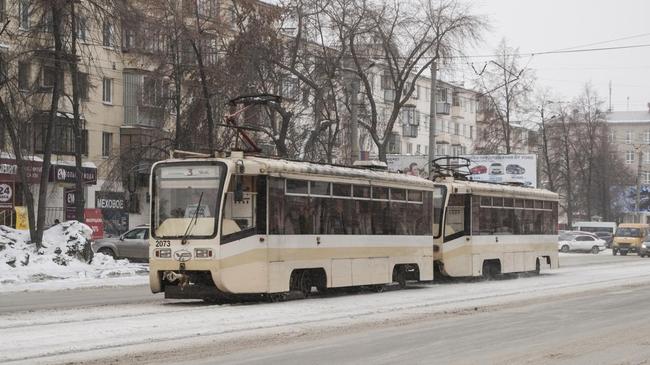Трамваи остановились в Челябинске