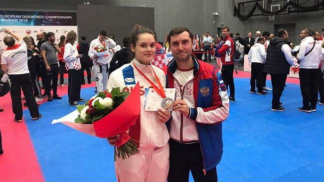 Тхэквондистка из Челябинска завоевала серебро на турнире в Польше