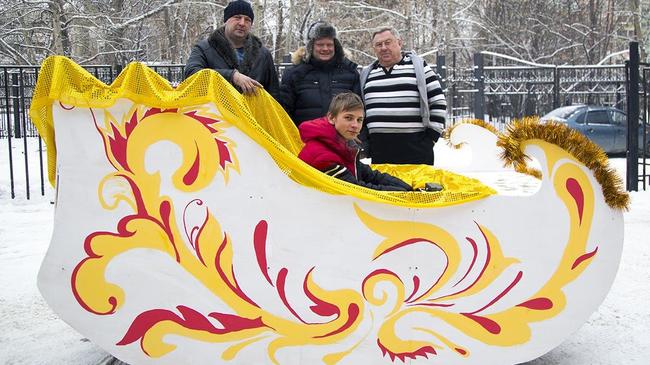 В Челябинске Деду Морозу подарят уникальные сани