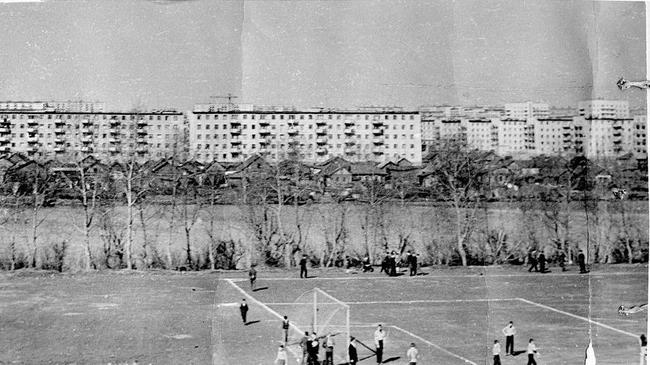 Вид на Калининский район со стороны Дворца Спорта ЧЭМК