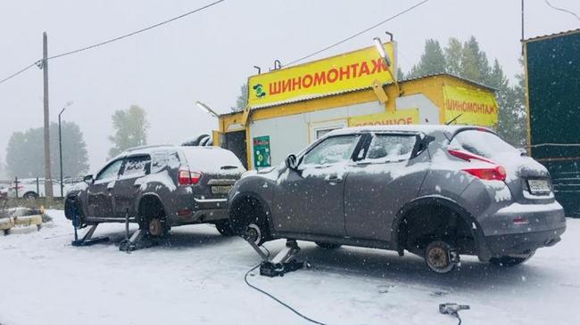 Лепили снеговиков и радовались сугробам: подборка лучших фото первой метели в Челябинске