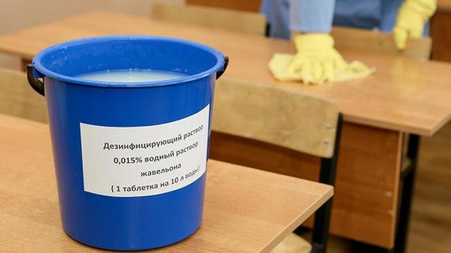 Роспотребнадзор рекомендует усилить дезинфекцию в школах и детских садах Челябинска из-за пневмонии