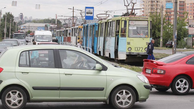 Для трамваев в Челябинске запустят «Зелёную волну»‍