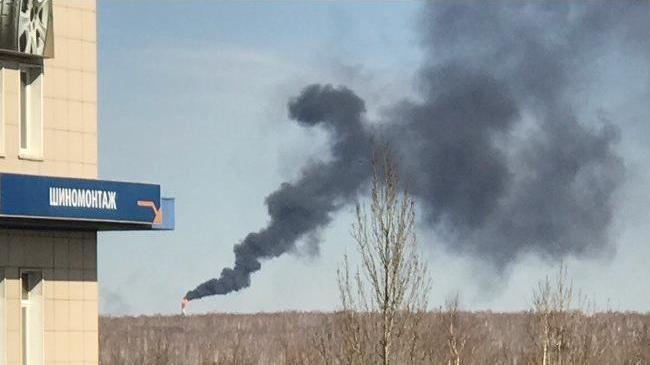 Челябинцев напугало возгорание на электродном заводе