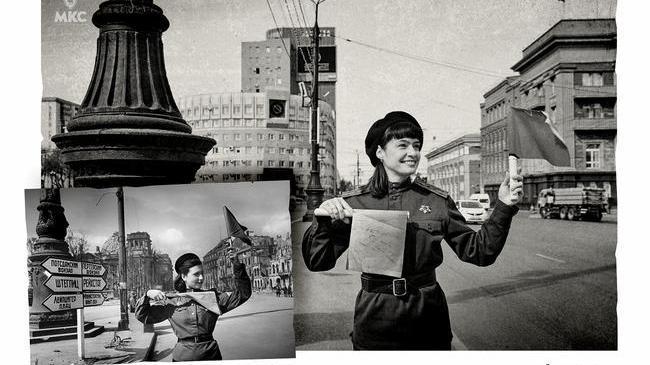 📷🙏🏻 В Челябинске воссоздали легендарные фотографии времен Великой Отечественной войны.