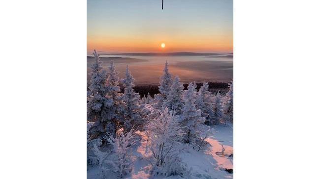 🌅 Рассвет на хребте Уреньга
