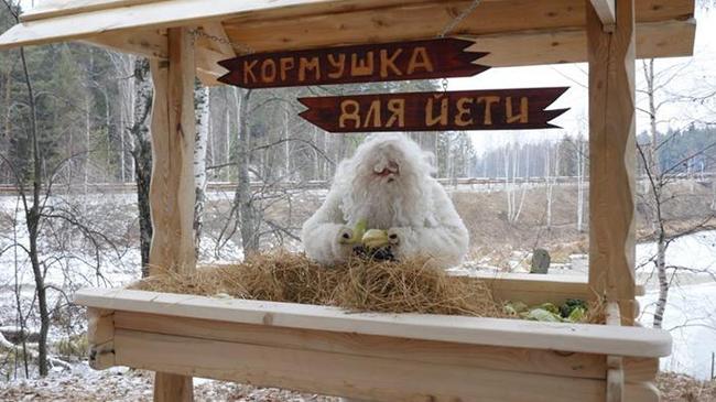  Челябинской области открыли первую в мире кормушку для йети
