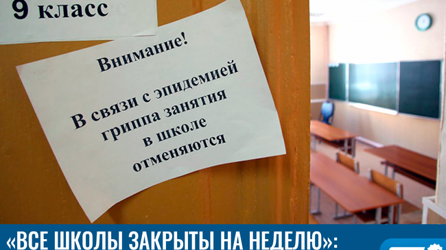 😷 В Сосновском и Коркинском районах все школы закрыли на карантин по ОРВИ и гриппу