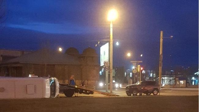 Автоледи на джипе опрокинула маршрутку в Челябинске