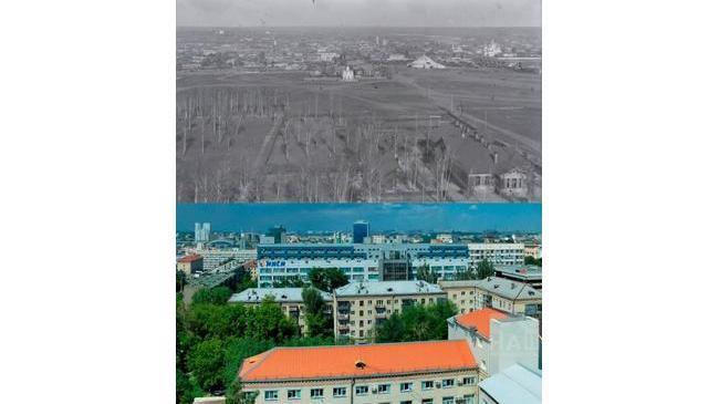 ⚡ "Челябинск тогда и сейчас" Два времени, два мира, две фотографии, один город, одно место!❓ Как думаете, в каком году сделано верхнее фото?