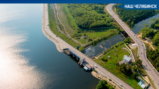🚧 В 2022 году в Челябинске отремонтируют проезжую часть на плотине Шершневского водохранилища и эстакаду у ж/д вокзала. 