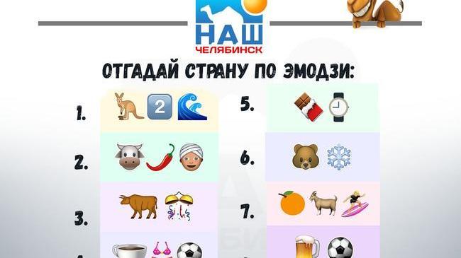 ❓Поиграем? Отгадайте страну по эмодзи 👇🏻 