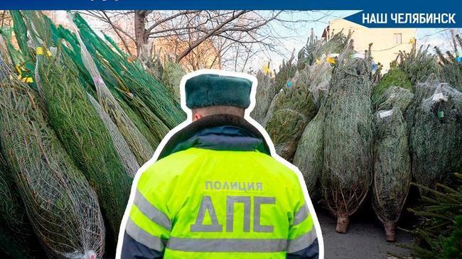 🌲🚔 В Челябинске сотрудники ГИБДД проверят елочные базары на перекрестках. Т