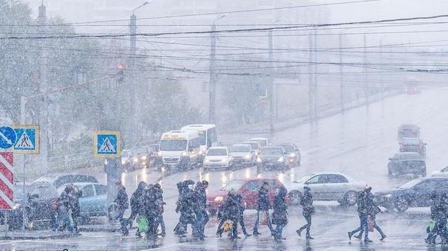 🌨️ В Челябинске пошёл снег