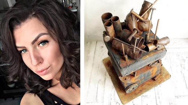 Это ржавчина или шоколад? В Челябинске приготовили торт в виде груды металлолома