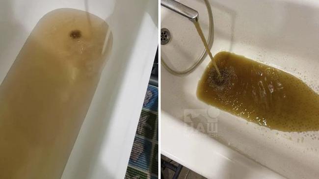 😐 В Челябинске жители жалуются на ржавую воду в водопроводе с неприятным запахом