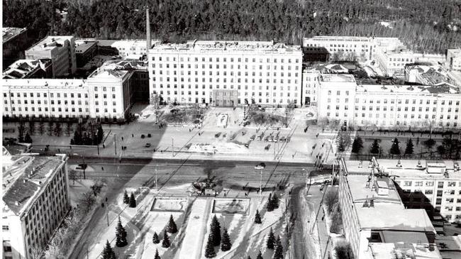 Панорама Челябинска, 1977. Как думаете, откуда сделано это фото?