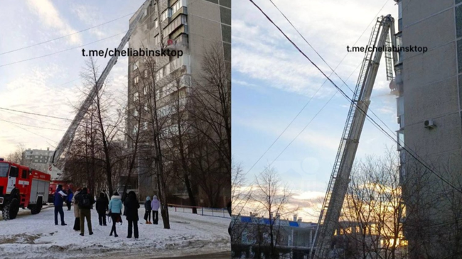 🔥 В Челябинске загорелась квартира на Братьев Кашириных