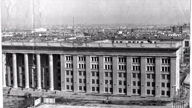 Панорама Челябинска 1967 года. Интересно, откуда было сделано это фото?