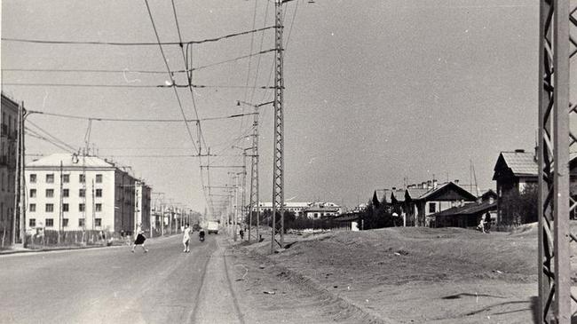 Улица Туристов (ныне Героев Танкограда). Примерно 1958-59 гг.
