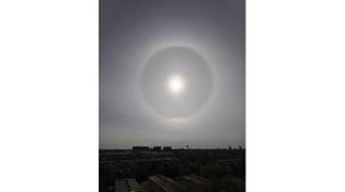 ☀️ Солнечное гало заметили в небе над Челябинском. 