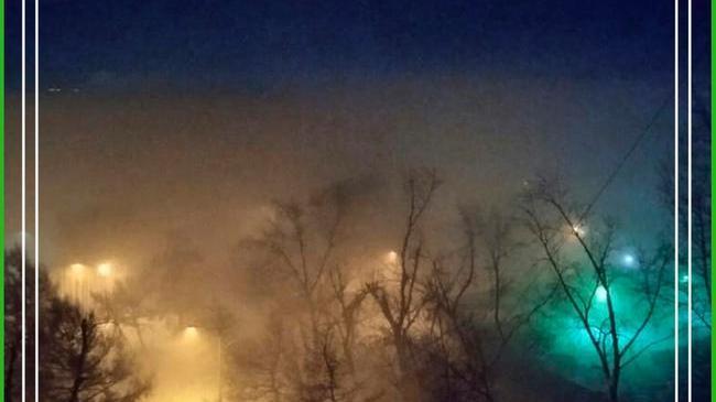 🌫 Едкий туман объяснили резким перепадом температур