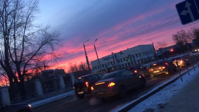 Какой классный рассвет 🌅 Доброе утро ! Челябинск