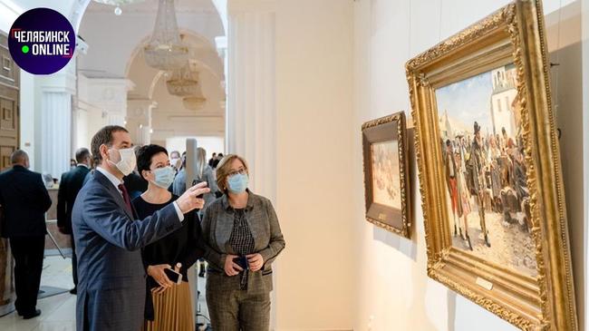 🎨 В Челябинске открылась выставка картин из Третьяковской галереи