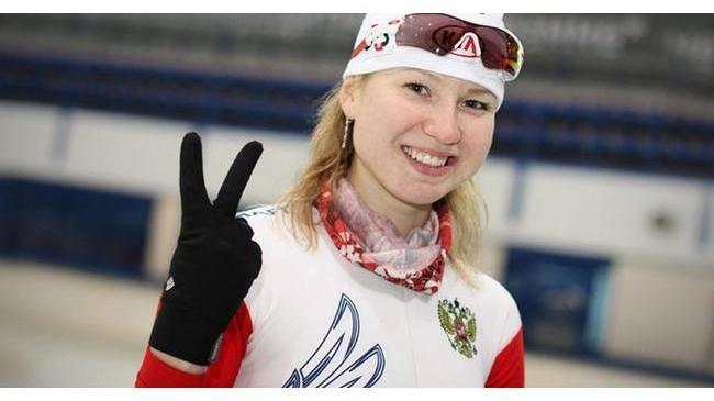 Ольга Фаткулина заняла второе место на чемпионате России по конькобежному спорту