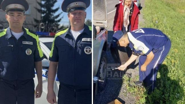 💪 Полицейские спасли пожилую женщину на дороге