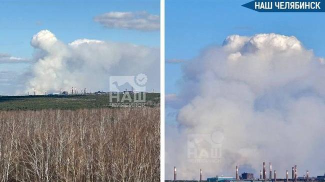 🔥 Огромный столб дыма заметили челябинцы в стороне Сычево