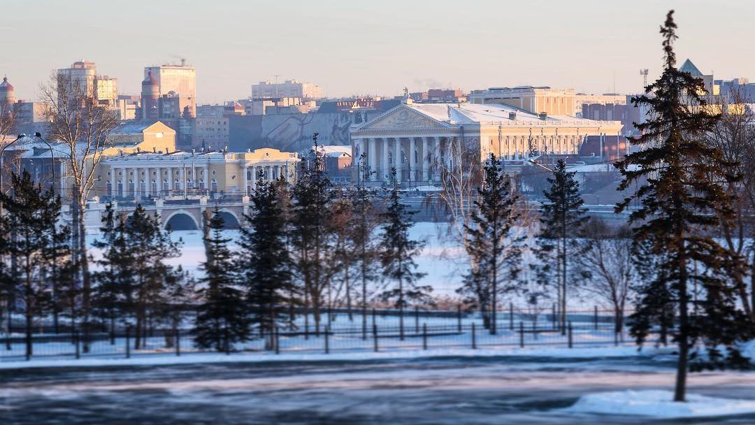 Челябинск фото зимой города