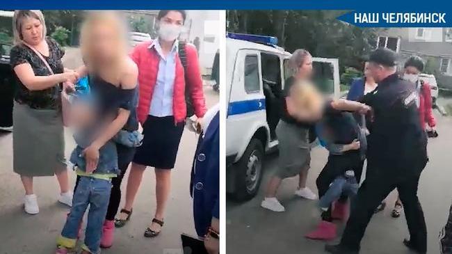 ⚡ В Челябинске опека жестко забрала ребенка у матери с зависимостью, видео опубликовало местное издание. ❗ Видео в источнике поста 👇🏻👇🏻