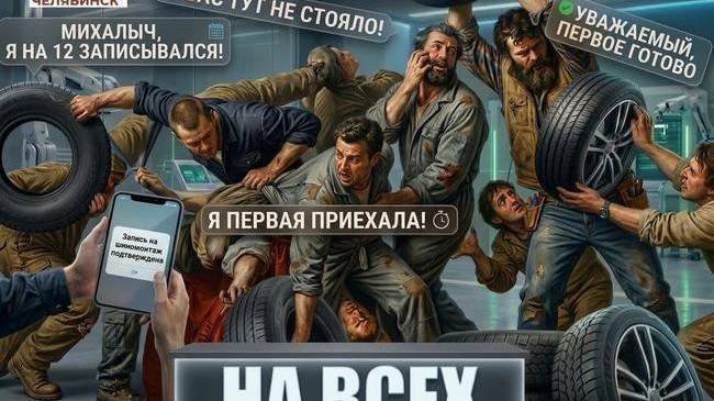🛞 Скоро на всех шиномонтажках Челябинска