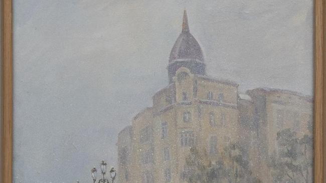 🎨 Соседов Валентин, "Снегопад на Кировке". Расскажите, где вы любите гулять в зимние праздники?