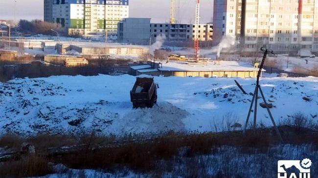 ❗В Челябинске устроили снежный полигон на стройплощадке храма