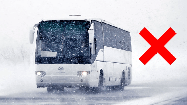 🛑 На Южном Урале из-за сильных морозов начали отменять автобусы