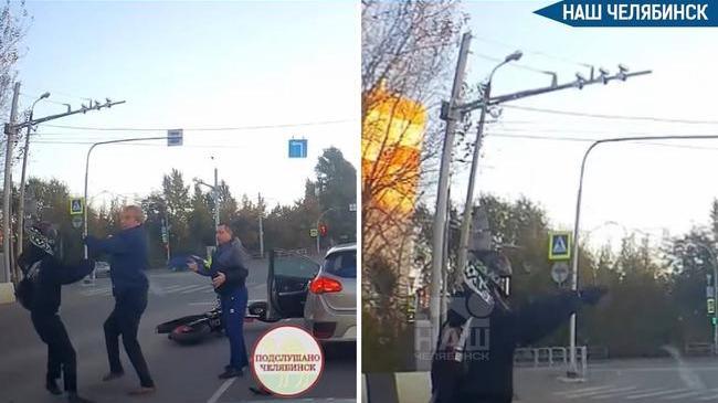 🏍 В Челябинске байкер устроил стрельбу