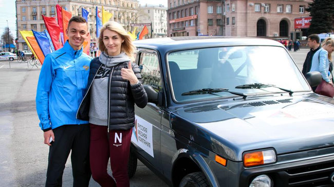 Будущий олимпиец «добежал» до автомобиля на эстафете в Челябинске