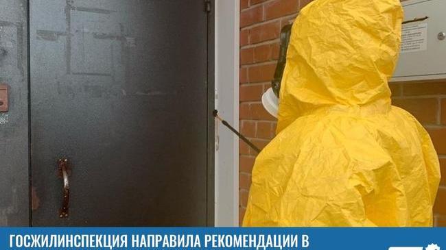 Обработка подъездов и придомовых территорий в городе