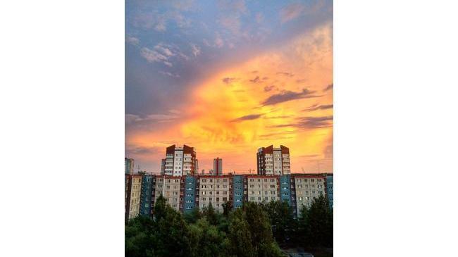 Сказочно красивый закат в Челябинске!
