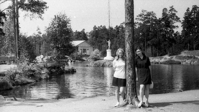 🌲 На карьере в парке Гагарина, 1972 год 
