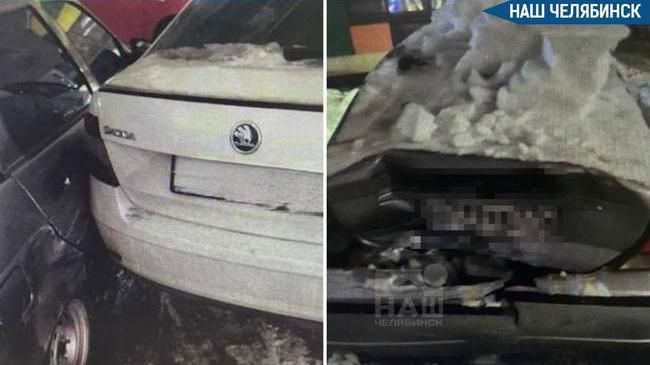 🚘 В Челябинске водитель иномарки протаранил машины 