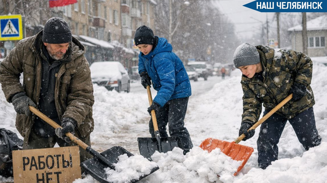 ❄️ Безработных отправят убирать снег?
