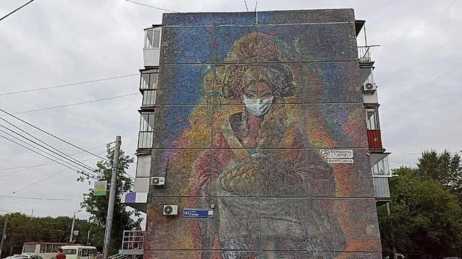 🎨 В Челябинске восстановят испорченное граффити.