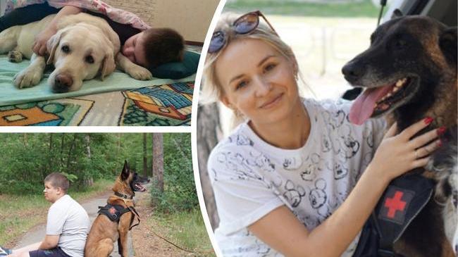 😃 В Челябинске собаки изменили жизнь особенных детей