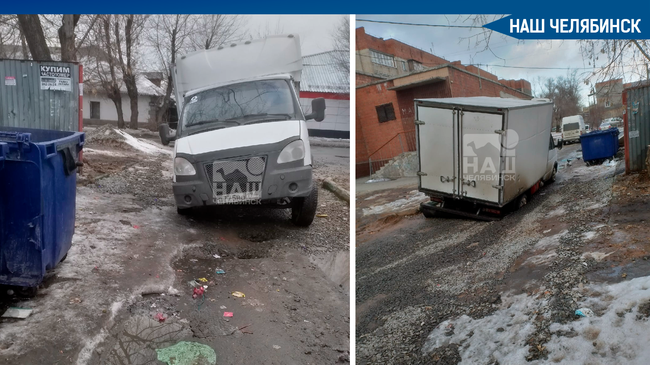 🌸 В Челябинске настоящая весна - тает снежок, а с ним и дороги. Иначе как еще объяснить эти кадры? 